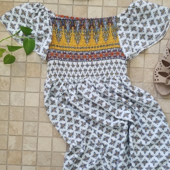 Boho on or off shoulder dress - Picture 2 of 8